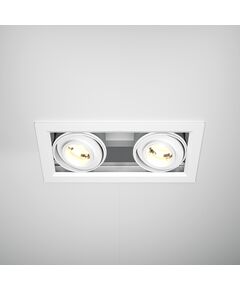 LED Двоен кардан бял Metal Modern DL093-02-10W3K-W Maytoni 20W 3000K | Osvetlenieto.bg