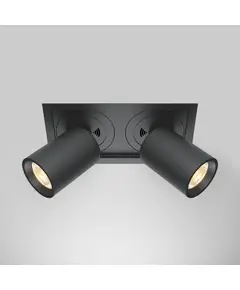 LED Двоен спот за вграждане Hidden DL095-02-10W3K-B Maytoi 20W 3000K | Osvetlenieto.bg