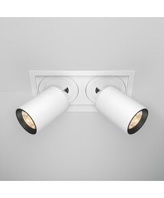 LED Двоен спот за вграждане Hidden DL095-02-10W3K-W Maytoi 20W 3000K | Osvetlenieto.bg