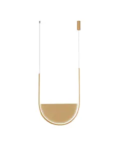 LED Полилей Zambelis 23165 PENDANT LED LIGHT 28W 3000K,4000K GOLD-CHAMPAGNE | Osvetlenieto.bg