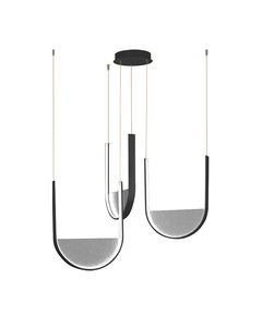 LED Полилей Zambelis 23168 PENDANT LED LIGHT 54W 3000K,4000K BLACK-LIGHT GREY | Osvetlenieto.bg