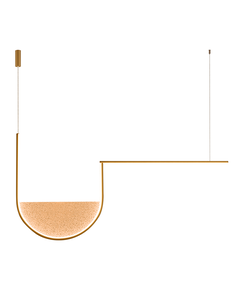 LED Полилей Zambelis 23171 PENDANT LED LIGHT 35W 3000K,4000K GOLD-CHAMPAGNE | Osvetlenieto.bg