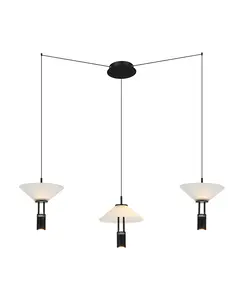 LED Полилей Zambelis 23200 PENDANT LED LIGHT 28W 3000K ALUMINIUM BLACK | Osvetlenieto.bg
