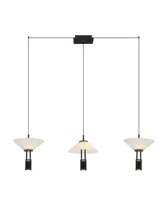 LED Полилей Zambelis 23202 LINE LED LIGHT 28W 3000K ALUMINIUM BLACK | Osvetlenieto.bg