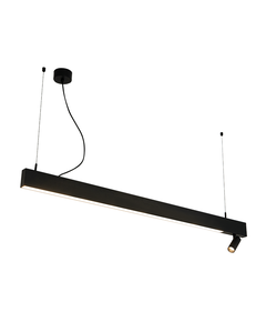 LED Полилей Zambelis 23254 PENDANT LED LIGHT 7W+32W 3000K BLACK | Osvetlenieto.bg