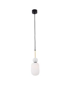 Пендел Zambelis 22215 PENDANT LAMP 1XE27 MAX 40W OPAL GLASS-WHITE MARBLE | Osvetlenieto.bg