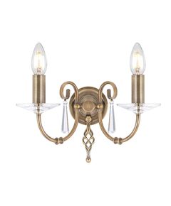 Аплик Aegean 2xE14 Aged Brass Elstead Lighting AG2-AGED-BRASS | Osvetlenieto.bg