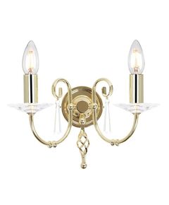 Аплик Aegean 2xE14 Polished Brass Elstead Lighting AG2-POL-BRASS | Osvetlenieto.bg