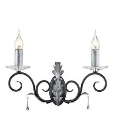 Аплик Amarilli 2xE14 Black Silver Patina Elstead Lighting AML2-BLK-SILVER | Osvetlenieto.bg