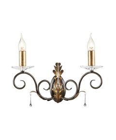 Аплик Amarilli 2xE14 Bronze Gold Patina Elstead Lighting AML2-BRONZE | Osvetlenieto.bg