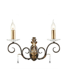 Аплик Amarilli 2xE14 Bronze Gold Patina Elstead Lighting AML2-BRONZE | Osvetlenieto.bg