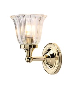 Аплик за баня Austen 1xG9 Polished Brass Elstead Lighting BATH-AUSTEN1-PB | Osvetlenieto.bg