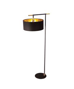 Лампион Balance 1xE27 Black Polished Brass Elstead Lighting BALANCE-FL-BKPB | Osvetlenieto.bg