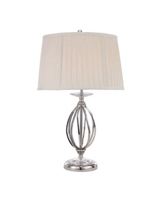 Настолна лампа Aegean 1xE27 Polished Nickel Elstead Lighting AG-TL-POL-NICKEL | Osvetlenieto.bg