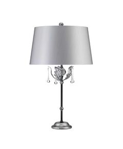 Настолна лампа Amarilli 1xE27 Black Silver Patina Elstead Lighting AML-TL-BLK-SIL | Osvetlenieto.bg