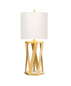 Настолна лампа Apollo 1xE27 Brushed Brass Elstead Lighting APOLLO-TL-WHT | Osvetlenieto.bg