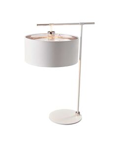 Настолна лампа Balance 1xE27 White Polished Nickel Elstead Lighting BALANCE-TL-WPN | Osvetlenieto.bg