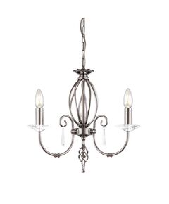 Полилей Aegean 3xE14 Polished Nickel Elstead Lighting AG3-POL-NICKEL | Osvetlenieto.bg