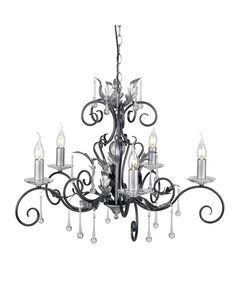 Полилей Amarilli 5xE14 Black Silver Patina Elstead Lighting AML5-BLK-SILVER | Osvetlenieto.bg