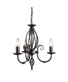 Полилей Artisan 3xE14 Black Elstead Lighting ART3-BLACK | Osvetlenieto.bg