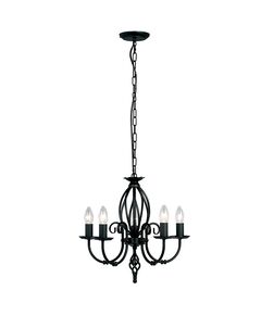 Полилей Artisan 5xE14 Black Elstead Lighting ART5-BLACK | Osvetlenieto.bg