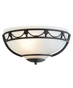 Аплик Carisbrooke 1xE27 Wall Uplighter Black Elstead Lighting CB-WU-BLACK | Osvetlenieto.bg