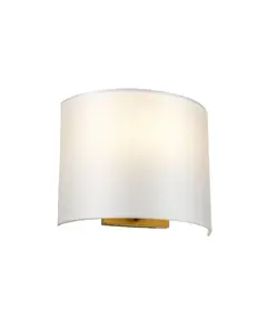 Аплик Cooper 1xE27 Medium Curved Back Plate Aged Brass Designer's Lightbox DL-COOPER-M-IV-AB | Osvetlenieto.bg