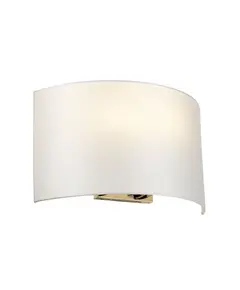 Аплик Cooper 2xE27 Large Curved Back Plate Polished Chrome Designer's Lightbox DL-COOPER-L-IV-PC | Osvetlenieto.bg