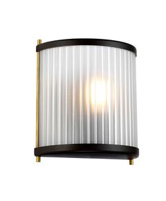 Аплик Corona 1xE27 Museum Bronze Dark Brown Painted Aged Brass Elstead Lighting DL-CORONA1-BAB | Osvetlenieto.bg