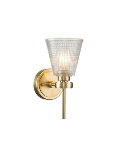 Аплик Gunnislake 1xG9 Brushed Brass Elstead Lighting BATH-GUNNIS1-BB | Osvetlenieto.bg