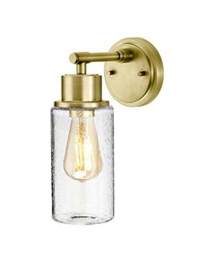 Аплик Morvah 1xE27 Brushed Brass Elstead Lighting BATH-MORVAH1-BB | Osvetlenieto.bg