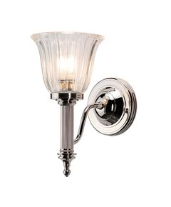 Аплик за баня Carroll 1xG9 Polished Nickel Elstead Lighting BATH-CARROLL1-PN | Osvetlenieto.bg