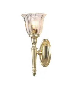 Аплик за баня Dryden 1xG9 Polished Brass Elstead Lighting BATH-DRYDEN1-PB | Osvetlenieto.bg