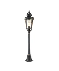 Градински стълб Baltimore 1xE27 Medium Pillar Weathered Bronze Elstead Lighting BT4-M | Osvetlenieto.bg