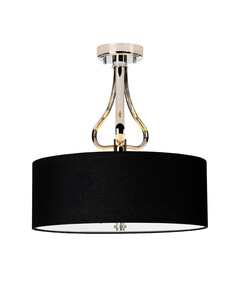 Плафон Falmouth 3xG9 Polished Chrome Black Shade Elstead Lighting BATH-FALMOUTH-SF-PC | Osvetlenieto.bg