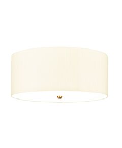 Плафон Fletcher22" 5xE27 Aged Brass Ivory Shade Designer's Lightbox DL-FLETCHER22-5LT-IV-AB | Osvetlenieto.bg