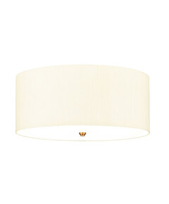 Плафон Fletcher22" 5xE27 Aged Brass Ivory Shade Designer's Lightbox DL-FLETCHER22-5LT-IV-AB | Osvetlenieto.bg