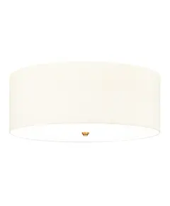 Плафон Fletcher26" 5xE27 Aged Brass Ivory Shade Designer's Lightbox DL-FLETCHER26-5LT-IV-AB | Osvetlenieto.bg