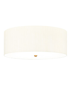Плафон Fletcher26" 5xE27 Aged Brass Ivory Shade Designer's Lightbox DL-FLETCHER26-5LT-IV-AB | Osvetlenieto.bg