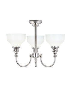 Плафон за баня Cheadle 3xG9 Polished Chrome Elstead Lighting BATH-CD3 | Osvetlenieto.bg