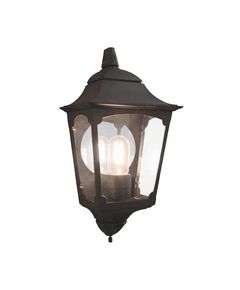 Външен аплик Chapel 1xE27 Half Lantern Black Elstead Lighting CP7-2-BLACK | Osvetlenieto.bg