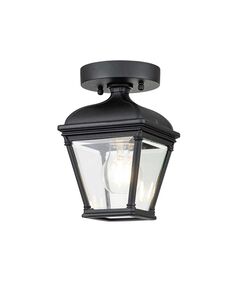 Външен плафон Bayview 1xE27 Black Elstead Lighting BAYVIEW-PORCH-BK | Osvetlenieto.bg