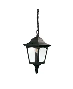 Външна висяща лампа Chapel 1xE27 Mini Black Elstead Lighting CPM9-BLACK | Osvetlenieto.bg