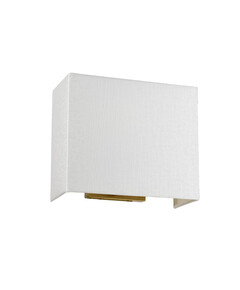 Аплик Riley 1xE27 Medium Rectangular Aged Brass Back Plate Designer's Lightbox DL-RILEY-M-IV-AB | Osvetlenieto.bg