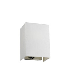 Аплик Riley 1xE27 Small Rectangular Polished Chrome Back Plate Designer's Lightbox DL-RILEY-S-IV-PC | Osvetlenieto.bg