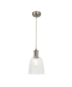 Пендел Douille 1xE27 Polished Nickel Elstead Lighting DOUILLE-P-PN | Osvetlenieto.bg