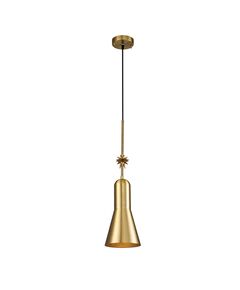 Пендел Etoile 1xE27 Medium Aged Brass and Gold Leaf Elstead Lighting ETOILE-P-M-AB | Osvetlenieto.bg