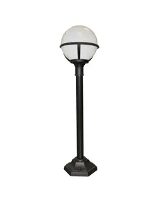 Градински стълб Glenbeigh 1xE27 Black Elstead Lighting GLENBEIGH-PILLAR | Osvetlenieto.bg