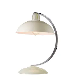 Настолна лампа Franklin 1xE27 Desk Lamp Oyster White Elstead Lighting FRANKLIN-CREAM | Osvetlenieto.bg