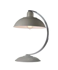 Настолна лампа Franklin 1xE27 Desk Lamp Tarpaulin Grey Elstead Lighting FRANKLIN-GREY | Osvetlenieto.bg